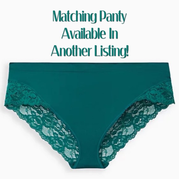 NWT TORRID Lightly Padded Racerback Bralette - Seamless Flirt Green - Picture 7 of 9